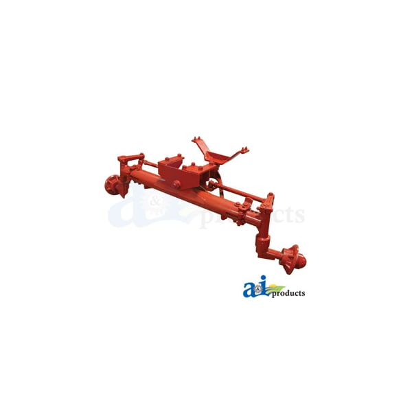Hvy Duty Front Axle Complete w/ hubs 1" x1" x1"